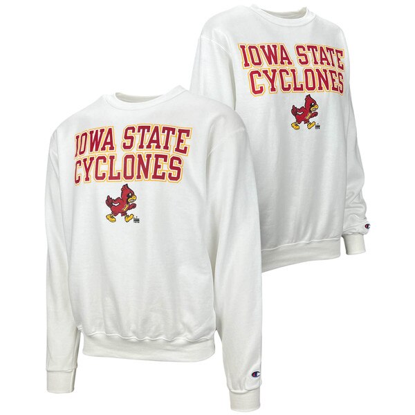 Champion® Walking Cy White Crewneck Sweatshirt